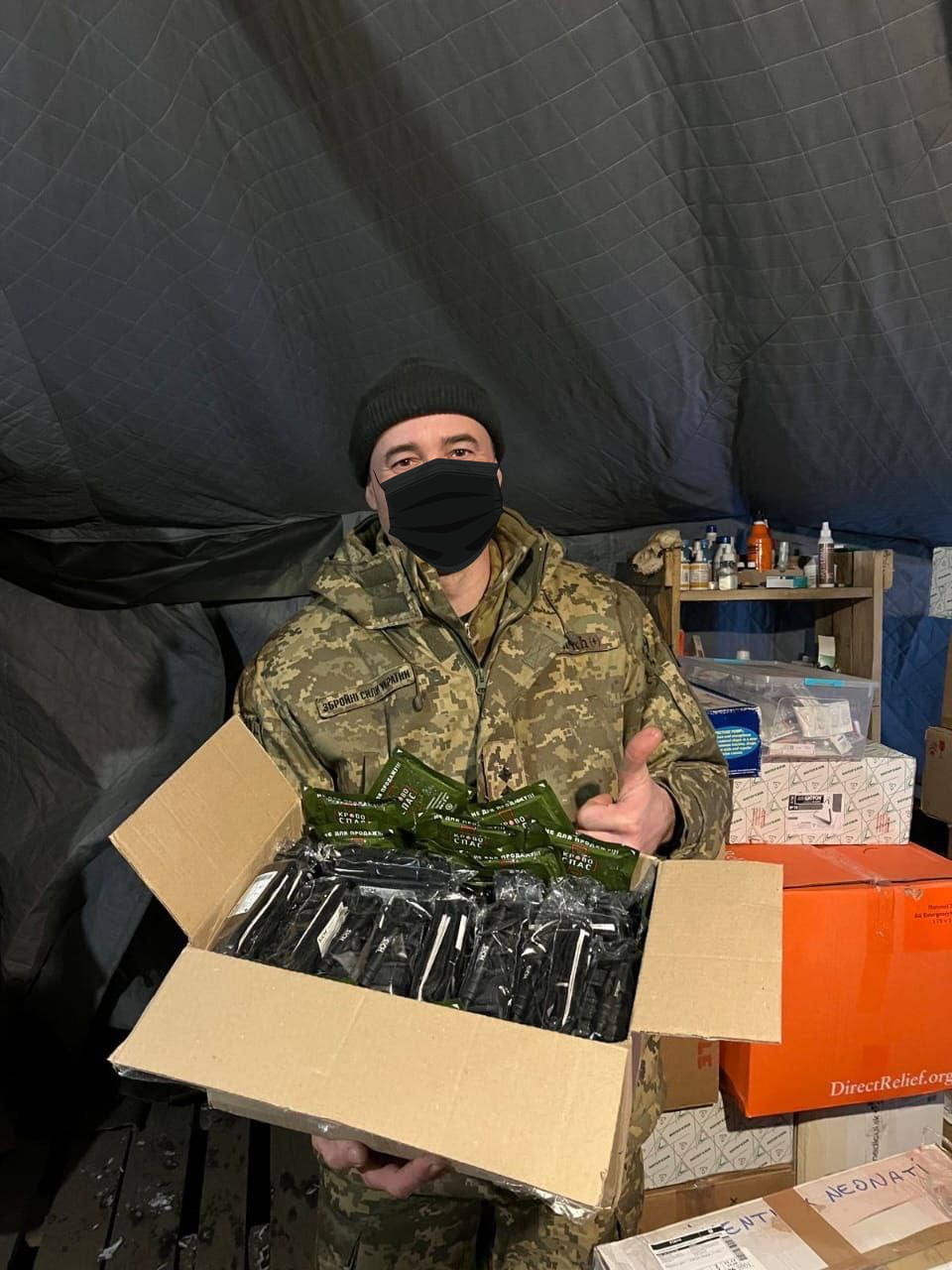 United With Ukraine sources life-saving medical, tactical, and humanitarian supplies and operates through a network of local organizations Blood-stopping tourniquets