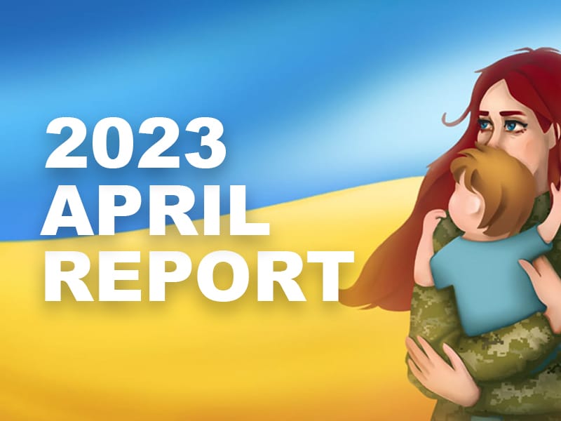 United With Ukraine April 2023 Report unitedwithua Your ongoing donations April helped Ukrainian medics by enabling deliver medical devices first aid supplies emergency care save precious lives