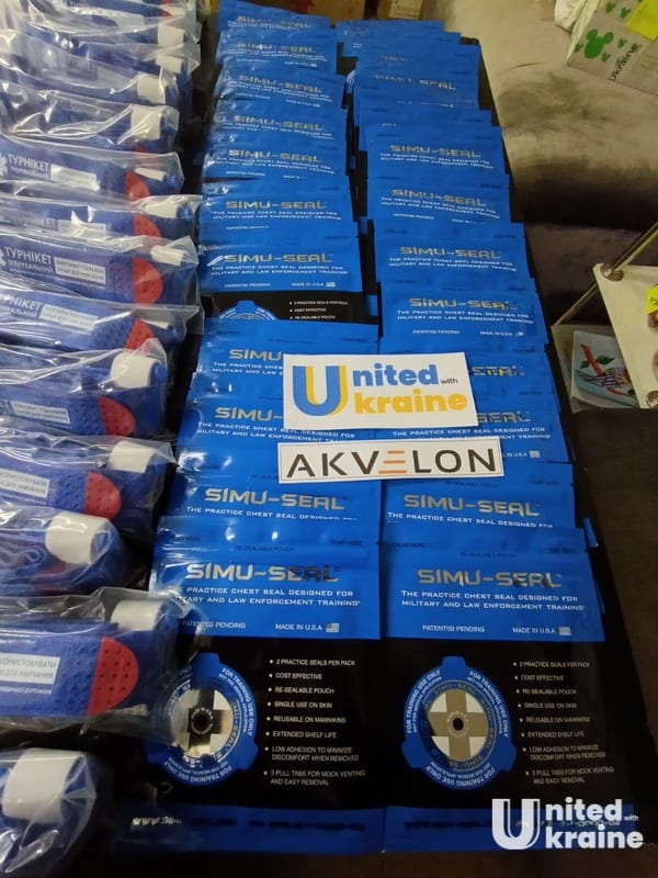 united ukraine ua november report 2023 first aid kits chest seals